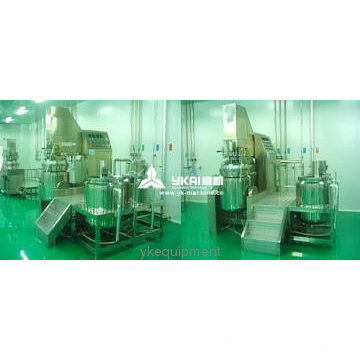 cosmetic cream vacuum emulsifying mixer